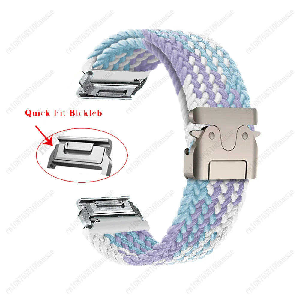 Garmin Braided Nylon Strap - Durable, Lightweight, Colorful