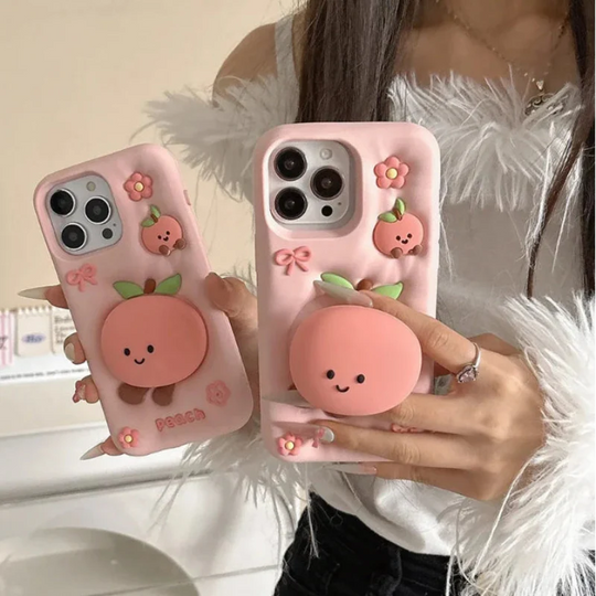 Kawaii Peach iPhone Case
