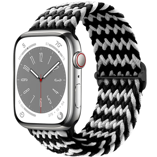 Apple Watch Braided Strap - Soft Elastic Nylon Band