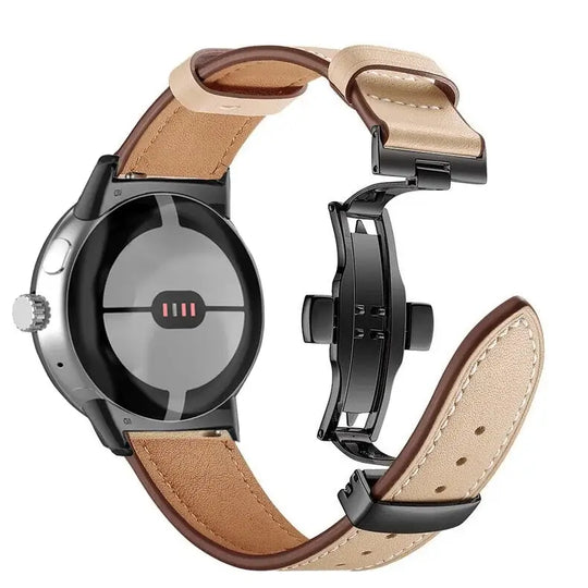 Genuine Leather Google Pixel Watch Band - Stylish & Durable