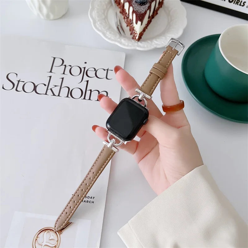 Apple Watch Genuine Leather Strap - Classic Durable Design