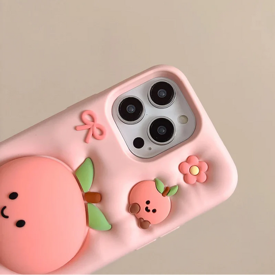 Kawaii Peach iPhone Case