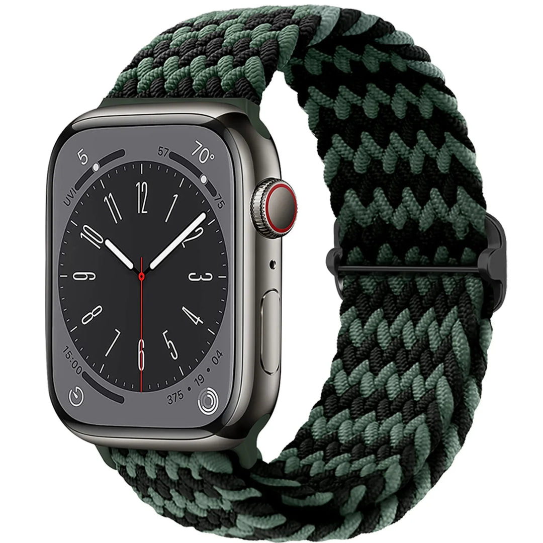 Apple Watch Braided Strap - Soft Elastic Nylon Band