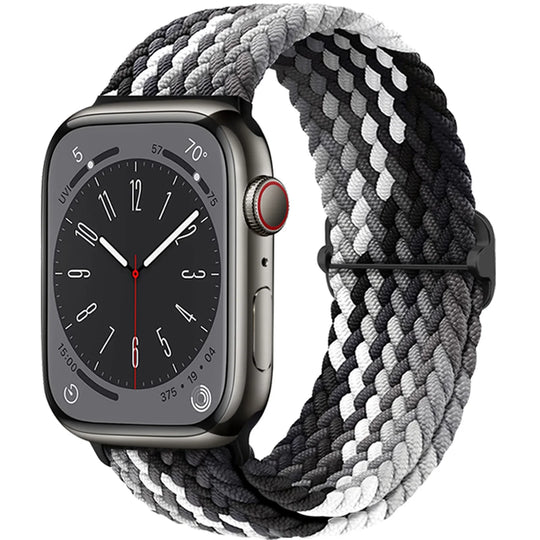 Apple Watch Braided Strap - Soft Elastic Nylon Band
