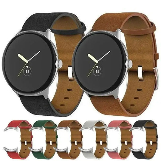 Google Pixel Leather Strap - Premium Classic Design Band