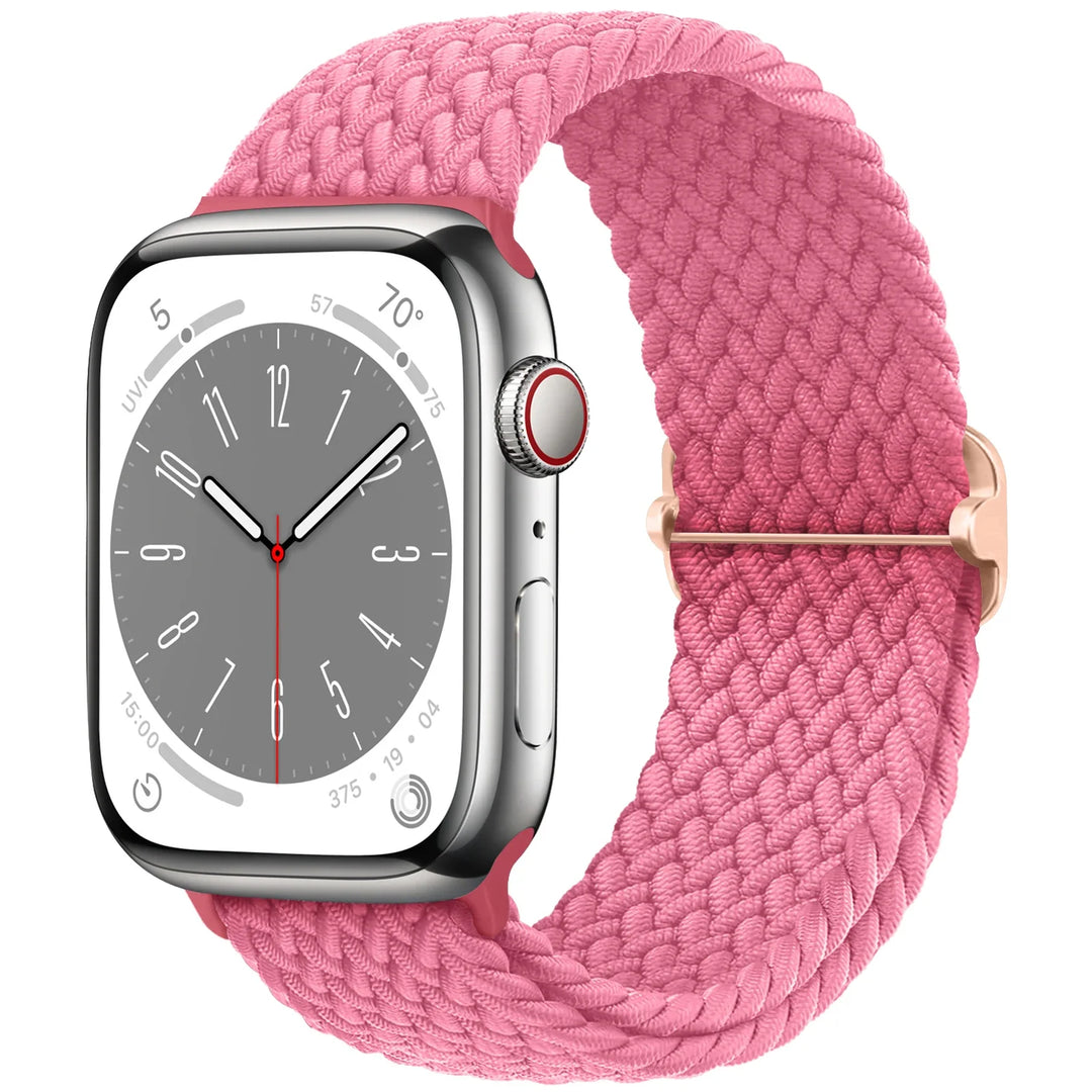 Apple Watch Braided Strap - Soft Elastic Nylon Band