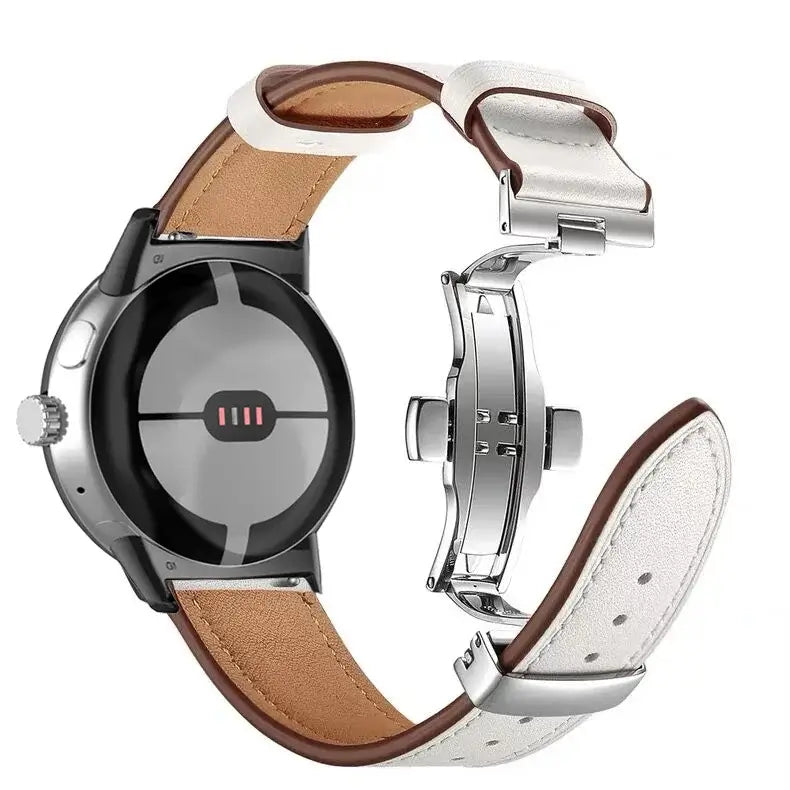 Genuine Leather Google Pixel Watch Band - Stylish & Durable