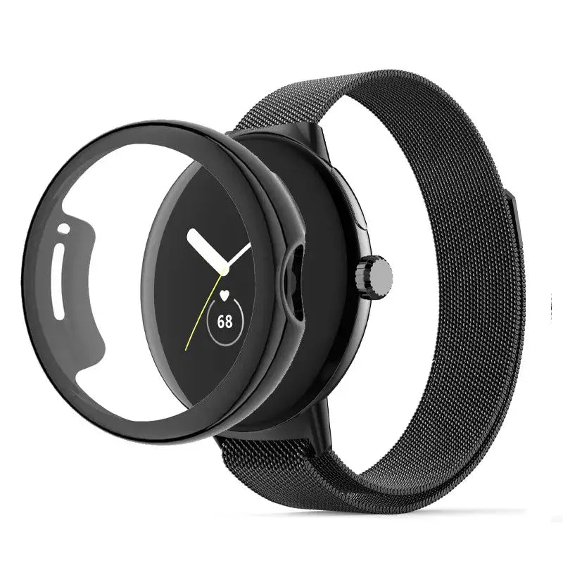 Google Pixel Stainless Steel Band and Case - Premium Design