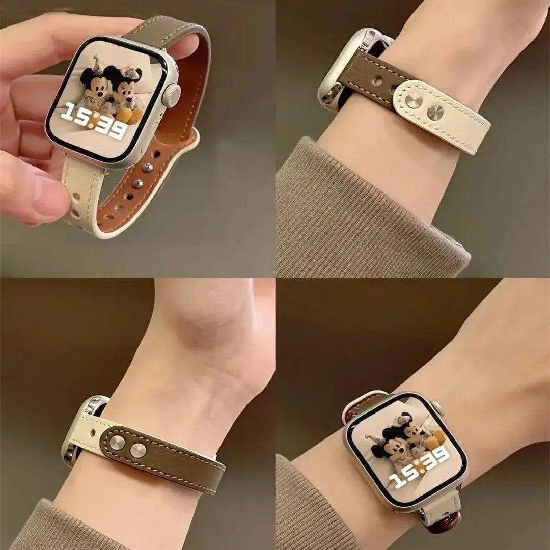 Apple Watch Leather Band - Elegant Durable Strap Options