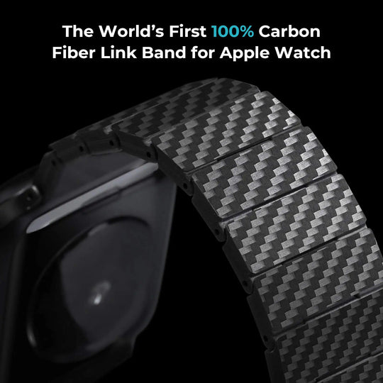 Apple Watch Carbon Fiber Strap - Sturdy, Sleek, Modern