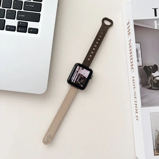 Apple Watch Leather Band - Elegant Durable Strap Options