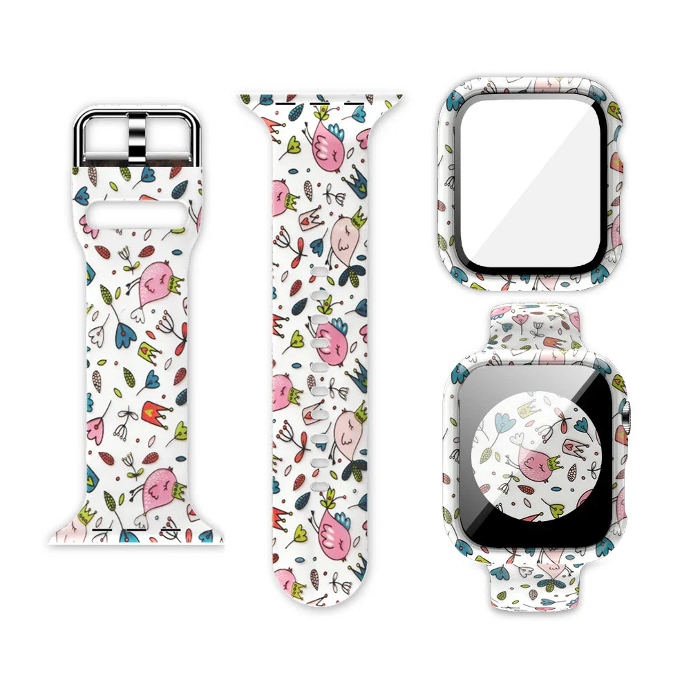 Apple Watch Silicone Strap - Unique Printed Designs