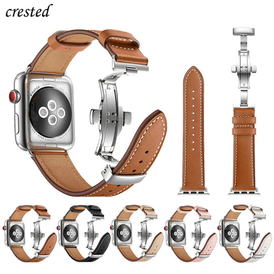 Apple Watch Leather Strap - Classic, Stylish, Comfortable