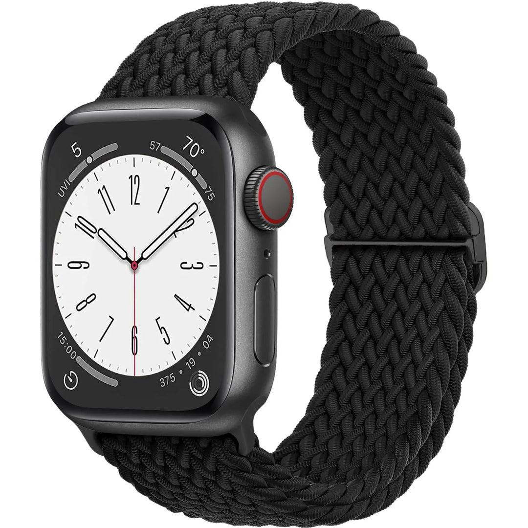 Apple Watch Braided Strap - Soft Elastic Nylon Band