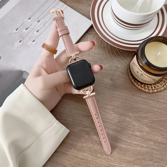 Apple Watch Genuine Leather Strap - Classic Durable Design