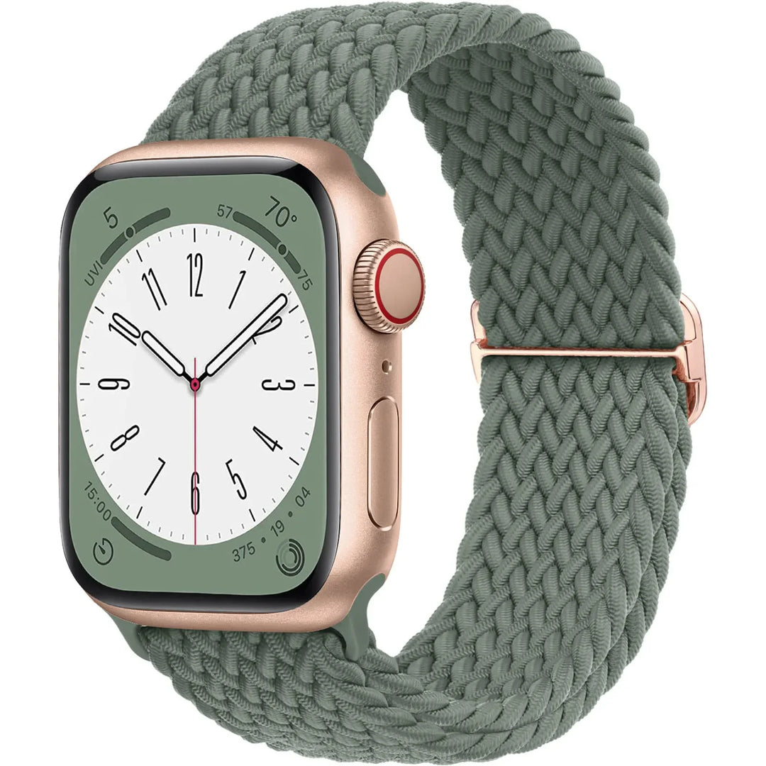 Apple Watch Braided Strap - Soft Elastic Nylon Band