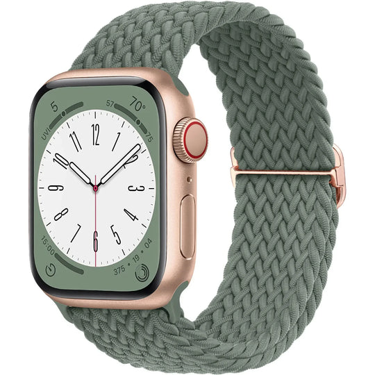 Apple Watch Braided Strap - Soft Elastic Nylon Band