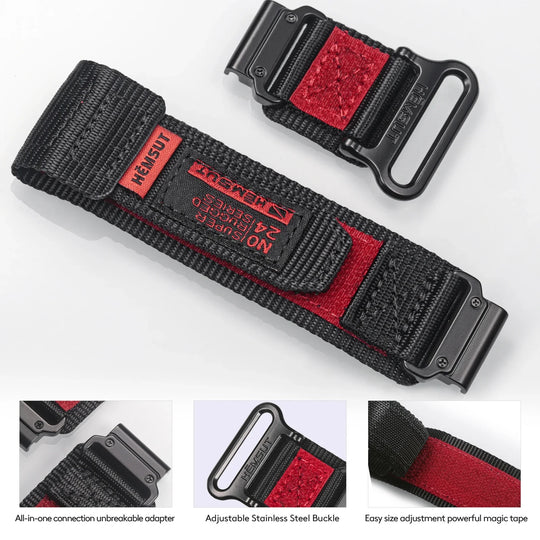 Garmin Nylon Band - Durable Military Sports Strap