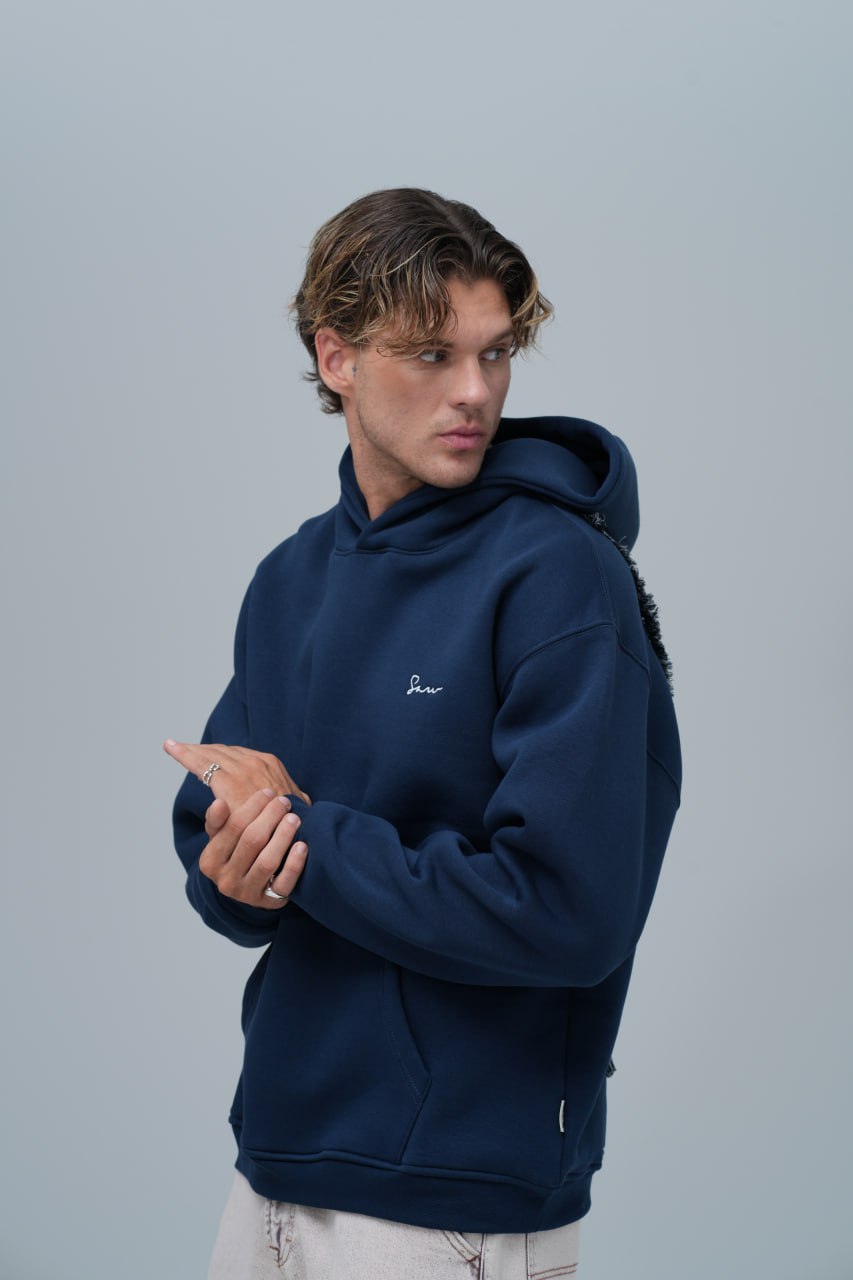 "Saw" Tapestry Appliqué Hoodie