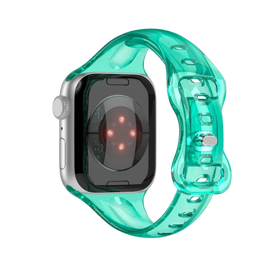 Apple Watch Transparent Strap - Soft Rubber - Clear Design