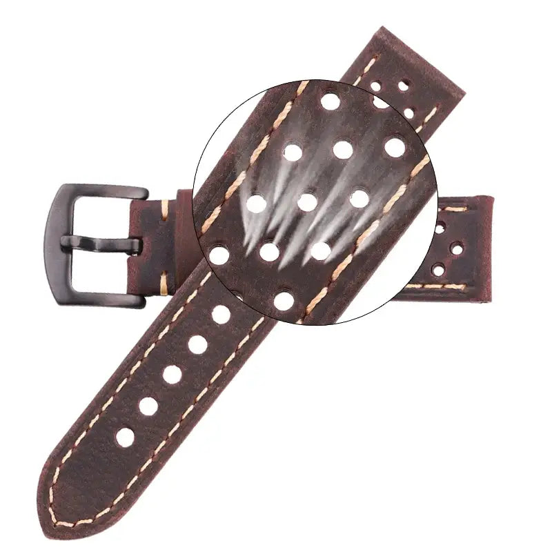 Ticwatch Breathable Leather Band - Stylish and Comfortable