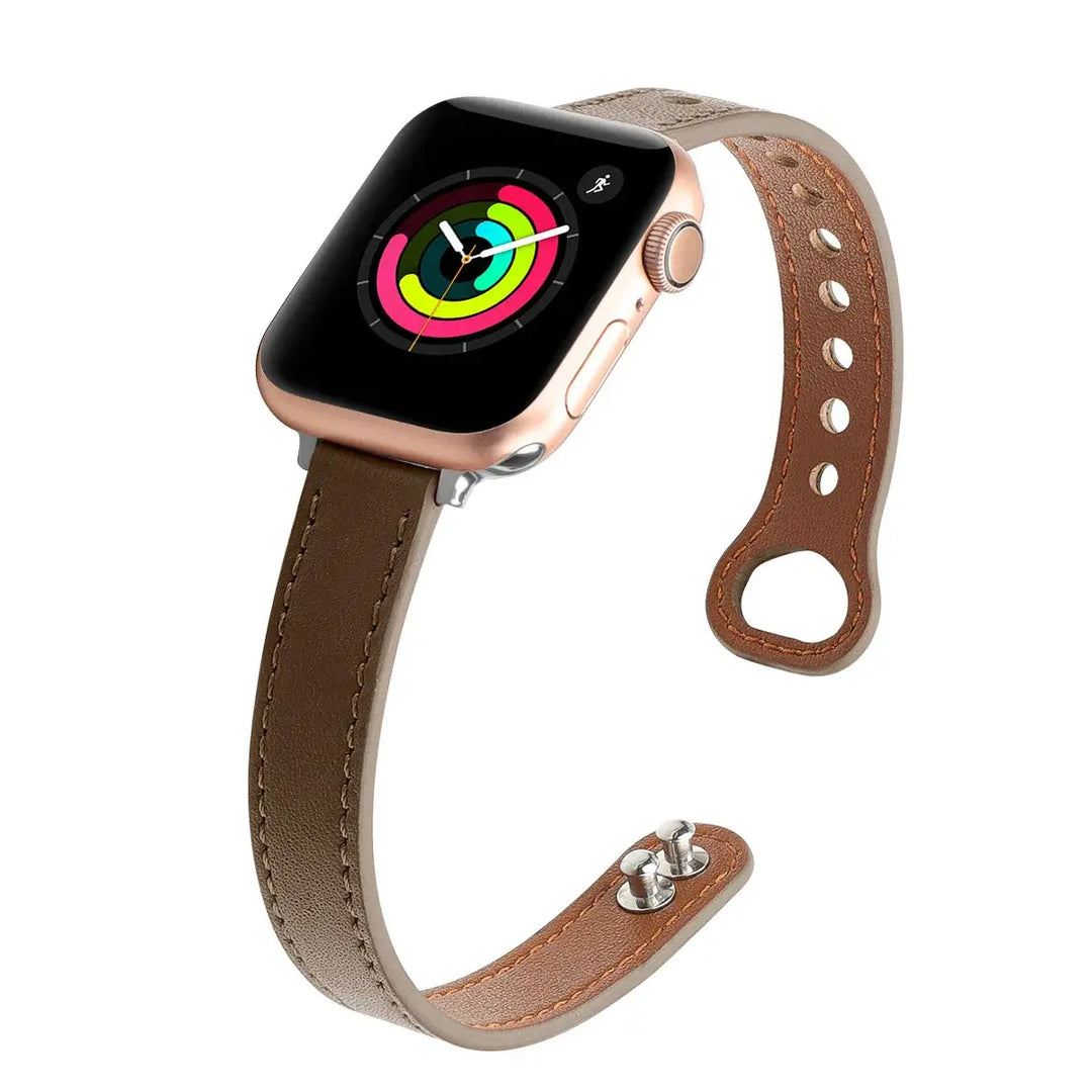 Apple Watch Leather Band - Elegant Durable Strap Options