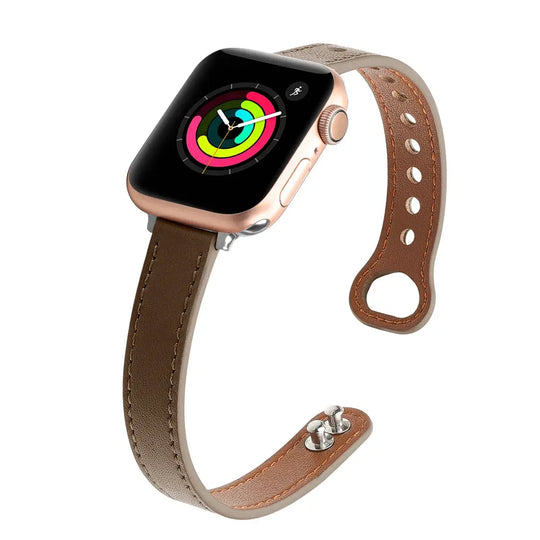 Apple Watch Leather Band - Elegant Durable Strap Options