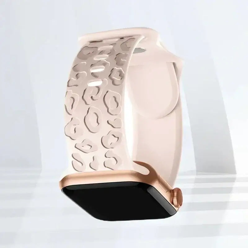 Apple Watch Silicone Strap - Stylish, Engraved Design