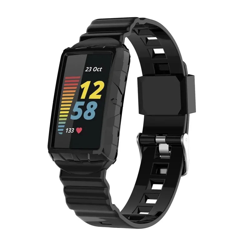 Fitbit Charge 5 6 Silicone Strap - Comfortable, Flexible