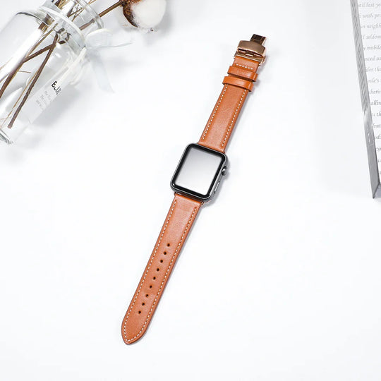 Apple Watch Leather Strap - Classic, Stylish, Comfortable