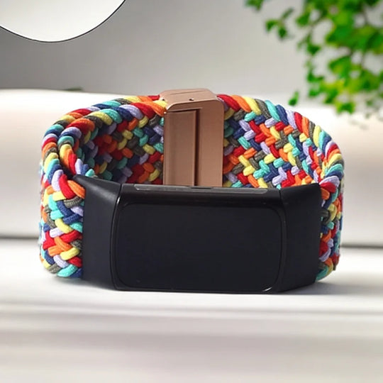 Fitbit Charge 5 6 Nylon Elastic Loop Band