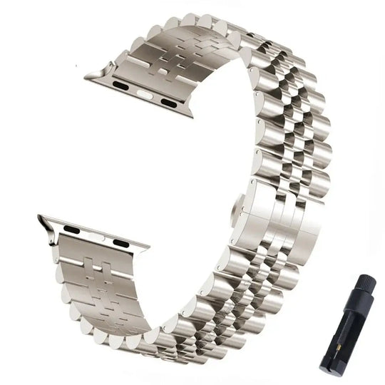 Apple Watch Stainless Steel Strap - Elegant Durable Design