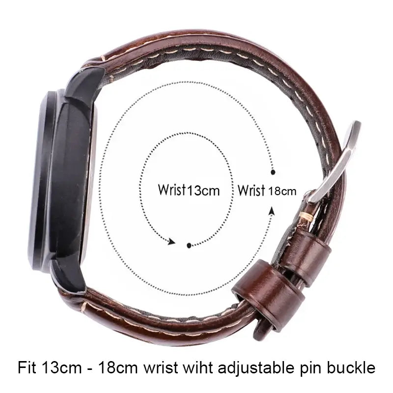 Huawei Leather Watch Band - Classic Stylish Genuine Design