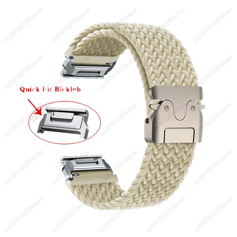 Garmin Braided Nylon Strap - Durable, Lightweight, Colorful