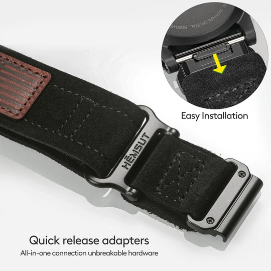 Garmin Leather Watch Band Strap - Premium Sports Style