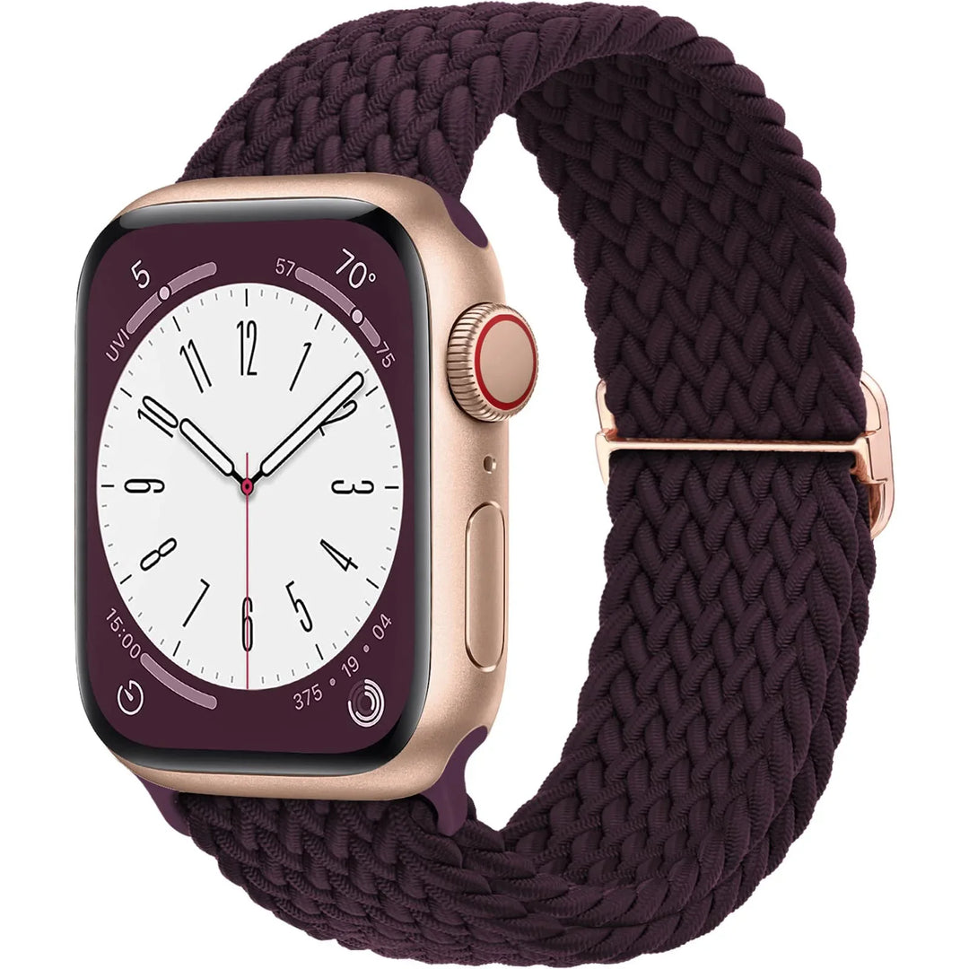Apple Watch Braided Strap - Soft Elastic Nylon Band