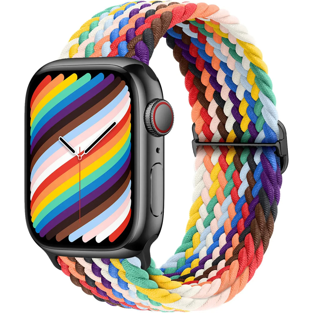 Apple Watch Braided Strap - Soft Elastic Nylon Band