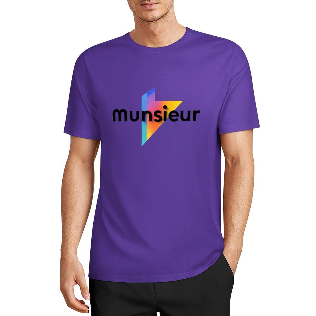 Cool Munsieur graphic Tee Cotton Men's breathable