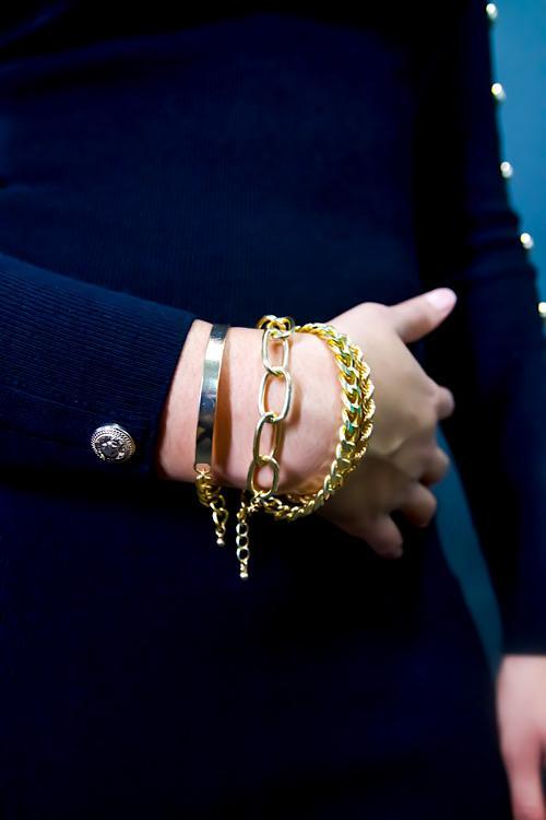 Run It Up Red Chain Bracelet Luxe Statement Jewelry