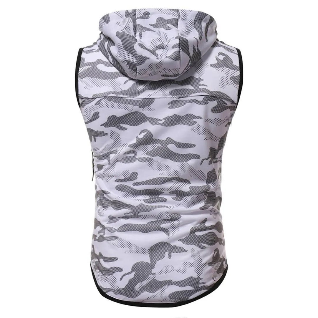 Camouflage Sleeveless Shirt