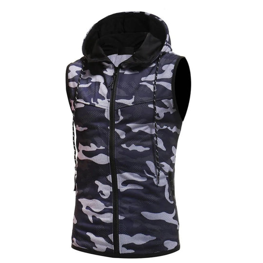 Camouflage Sleeveless Shirt
