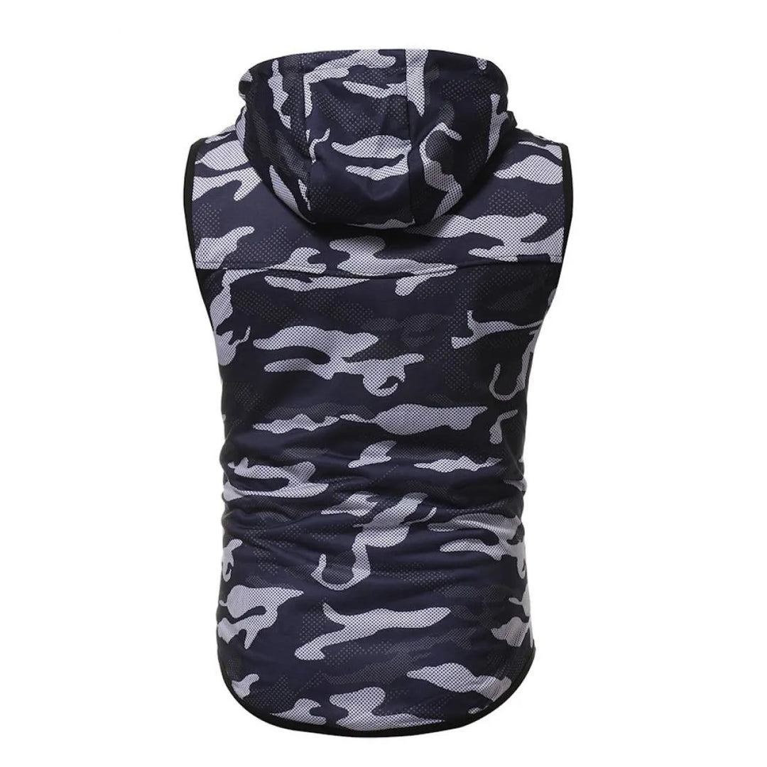 Camouflage Sleeveless Shirt