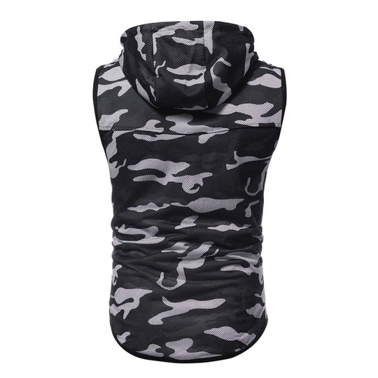 Camouflage Sleeveless Shirt