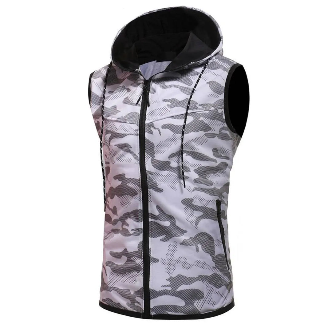 Camouflage Sleeveless Shirt