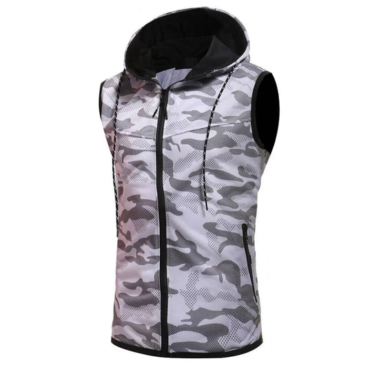 Camouflage Sleeveless Shirt