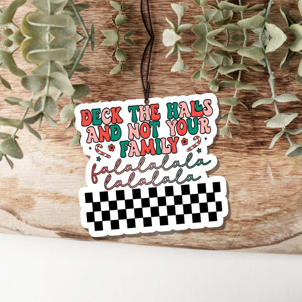 Deck The Halls Hanging Air Freshener Pack Holiday Scented Car Home Office Christmas Decor