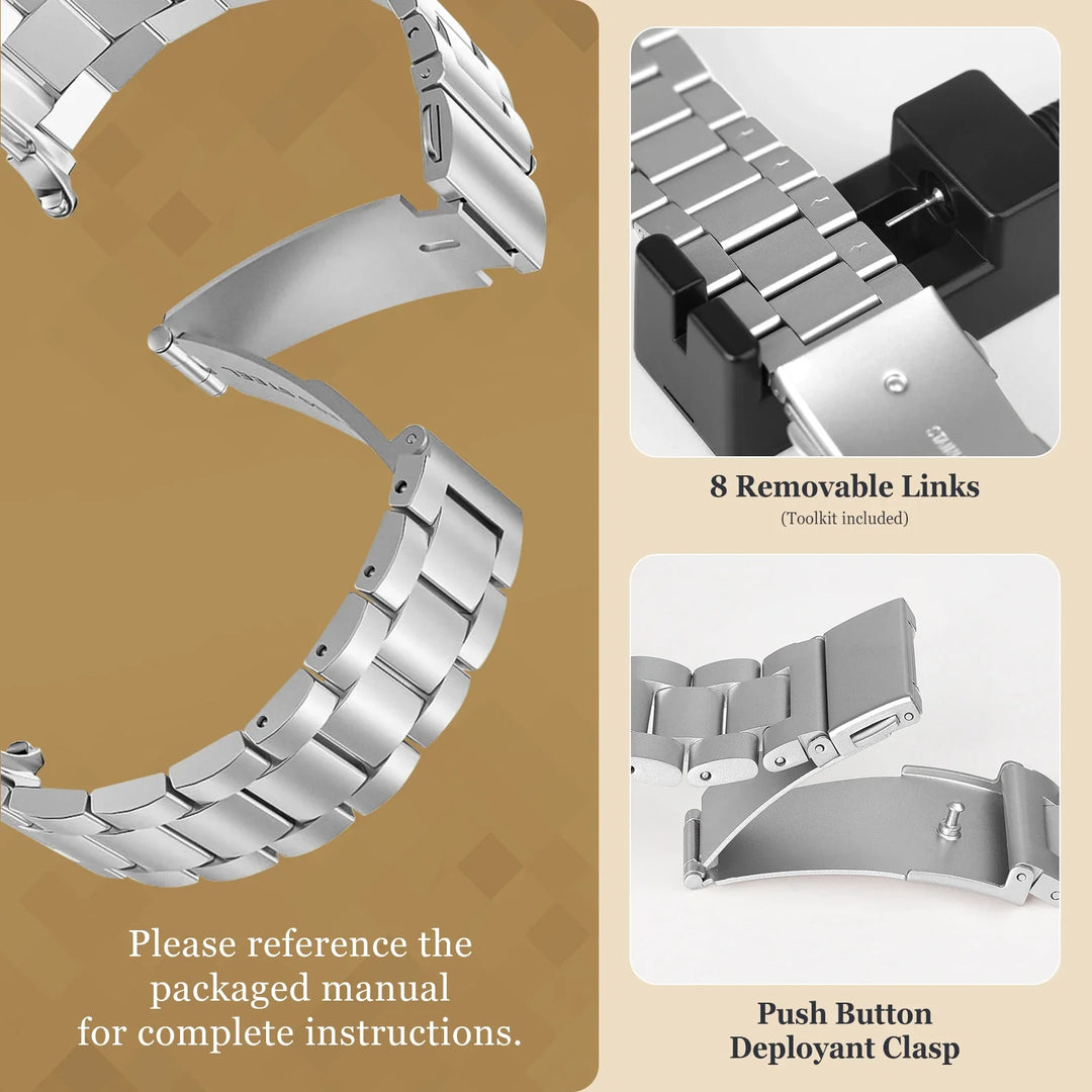 Galaxy 8 Galaxy 8 Classic Stainless Steel Band - Polished