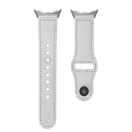 Google Pixel Watch 1-4 41mm 45mm Leather Strap - Slim