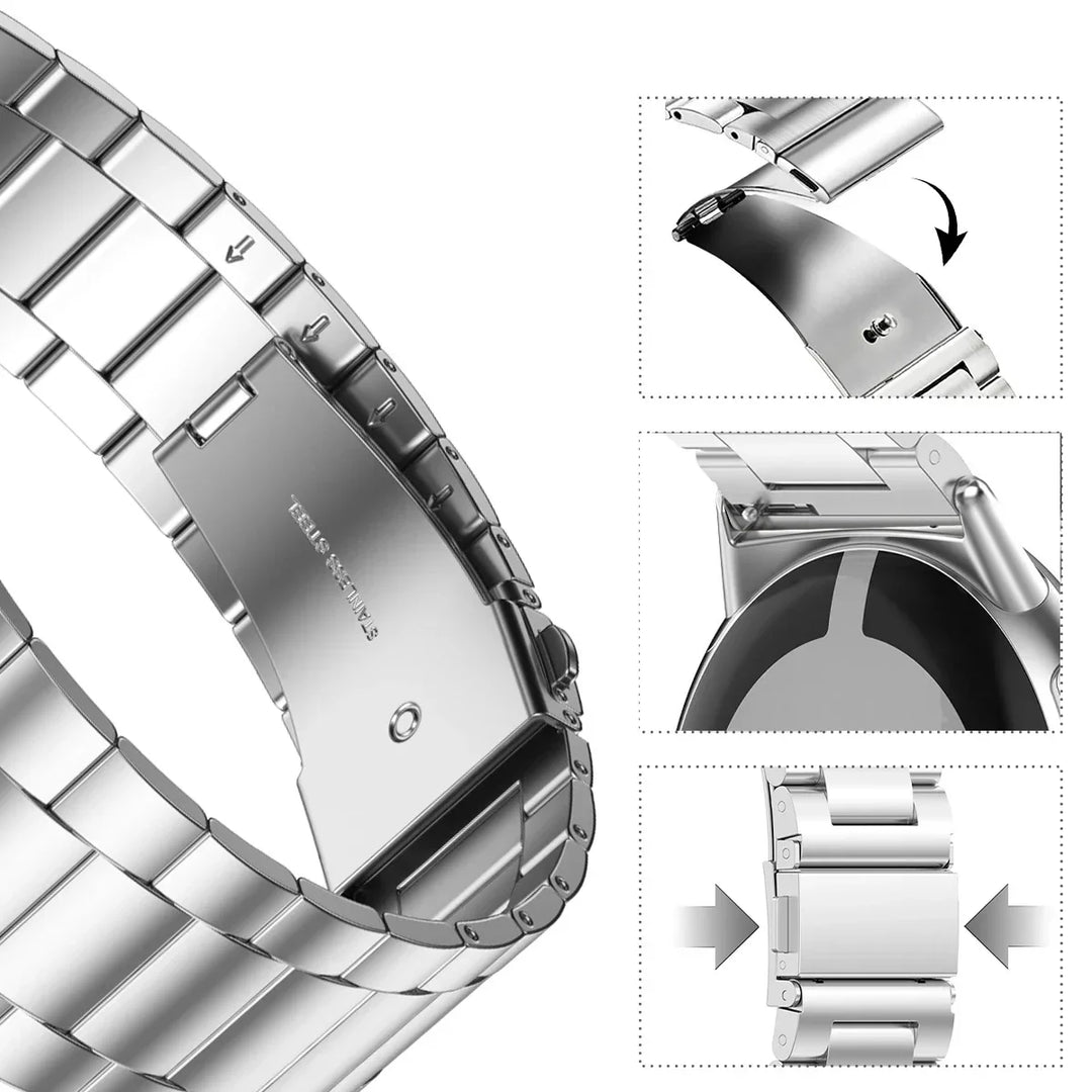 Google Pixel 1 2 3 4 41mm/45mm Stainless Steel Band - Sleek