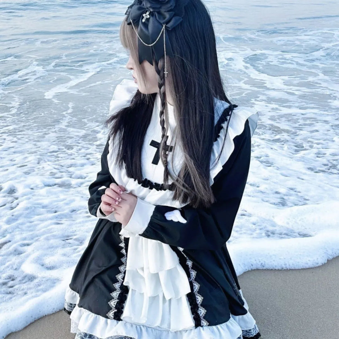 Gothic Lolita Ruffle Dress
